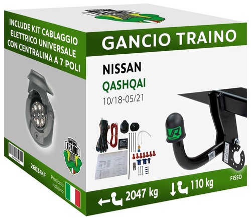 Gancio fisso nissan - fisso,