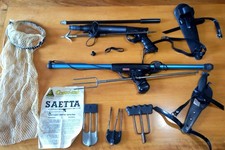 CRESSI MICRO-SAETTA CON 4 TRIDENTI + MARES SUB + COLTELLO STILL + RETINO LOTTO