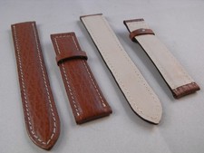 81- cinturino in vera pelle ansa 20 mm ottima qualita' deployant breitling style