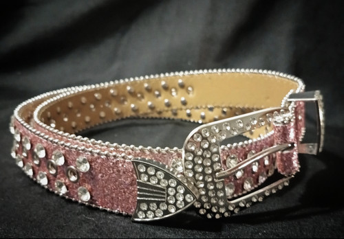 Cintura rosa strass - 🇫🇷,