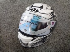 Casco integrale OGK Kabuto SHUMA FLAME bianco perla nero taglia L