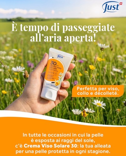 Crema solare viso just - crema,