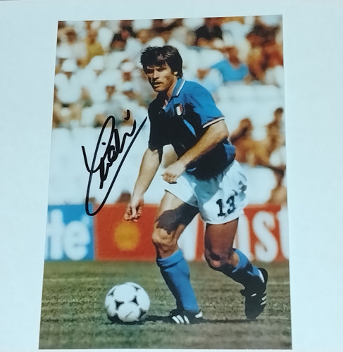 Autografo gabriele lele oriali - autografo,