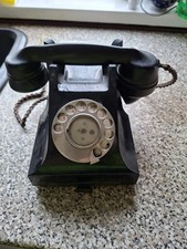Black Bakelite Telephone