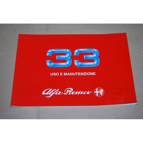 Libretto uso manutenzione alfa - uso,