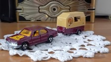 Majorette 1:60, N°256: BMW 733 Con Trailer Cavallo. "Ligue Rhone Alpes".