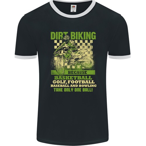 Maglietta ringer motox uomo - maglietta,