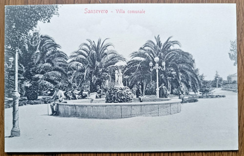 Cartolina san severo villa - di,