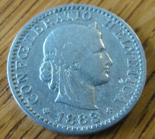 1883 svizzera centesimi - 1883, 20