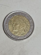 moneta 2 euro Dante Alighieri 2005