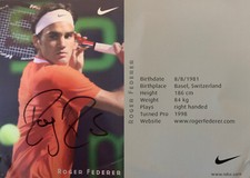 Roger Federer - Cartolina