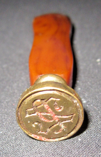 Antico timbro sigillo per