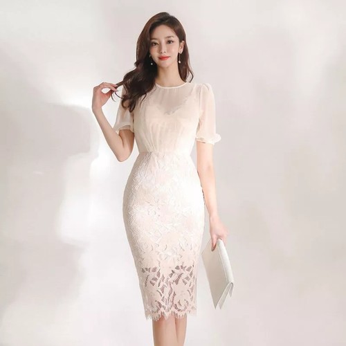 Tubino donna beige - tubino,