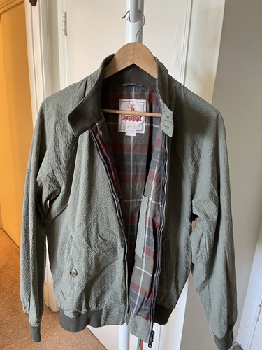 Baracuta seersucker bomber - seersucker,