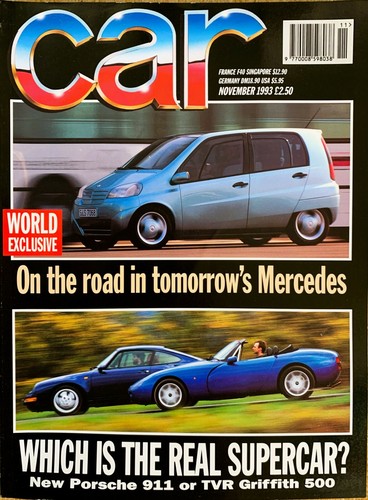 Car magazine nov 1993 tvr - car,