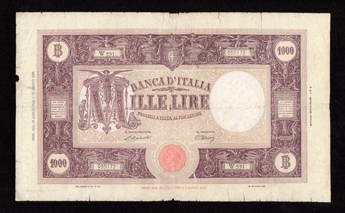 Mille 1000 lire barbetti - mille,