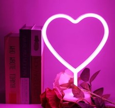 LED Heart Neon Lamp –