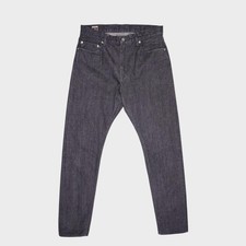 Jeans MOMOTARO Uomo Grigio Made in Japan Selvedge Denim