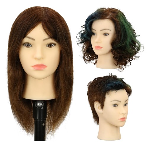 Manichino testa capelli umani - testa,