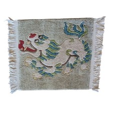 Tappeto vintage tibetano foo