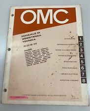 Manuale assistenza cod. 8006166 per motori fuoribordo OMC 50/55/70/75 HP 2T