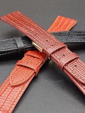 CINTURINO PER OROLOGIO STAMPA LUCERTOLA 18/20 MM