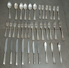 Antico Set 36 Pezzi Posate Placcate Argento Sambonet 3 Tre Stelle Vintage
