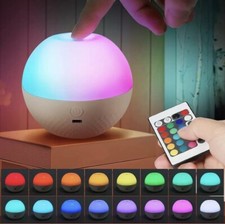 RGB LED Lamp Night Light Ball