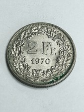 MONETA 2 FRANCHI SVIZZERI 1970