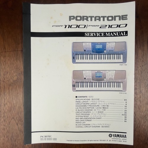 Manuale servizio yamaha - manuale,