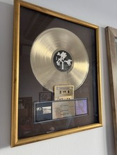 U2 The Joshua Tree RIAA Gold award presented to John Rosenfield rare