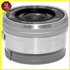Obiettivo Sony E 16/50mm f3,5-5,6 OSS PZ Silver per fotocamere Sony E-Mount, NEX