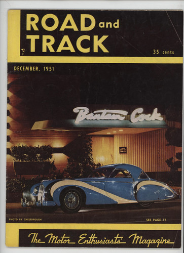 Road and track december 1951 - road,