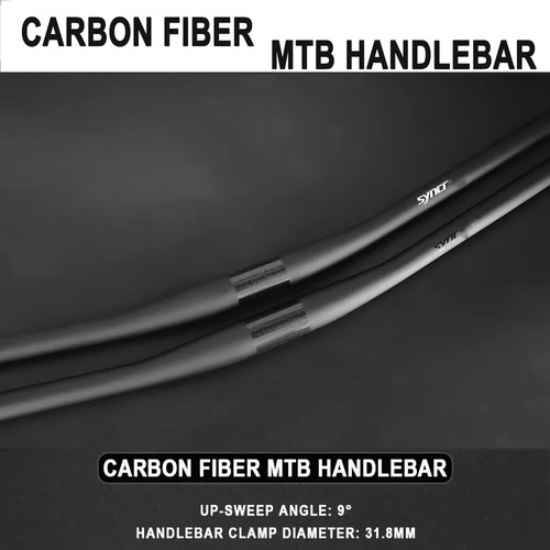 Manubrio mtb carbonio gradi - manubrio,