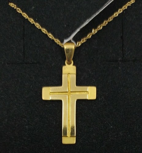 Pendente con catena - con, oro