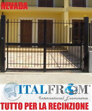 CANCELLO A DUE ANTE RECINZIONE