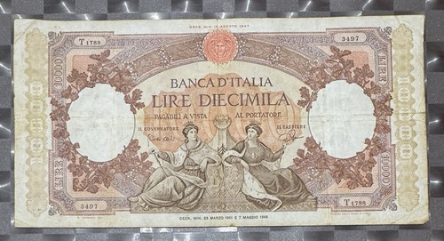 10000 lire regine - regine, mare