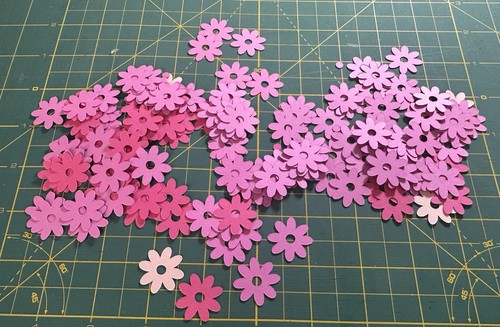 Flower confetti shades of - flower,