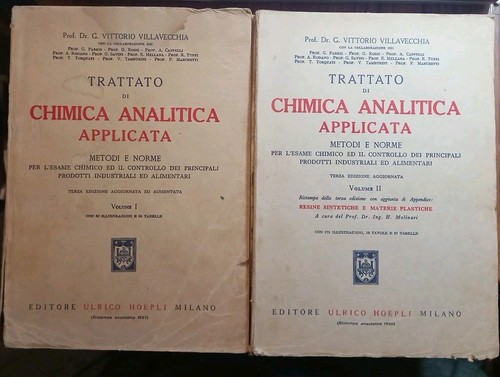 Trattato chimica analitica - trattato, di