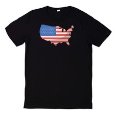 T-Shirt Cool USA con Bandiera