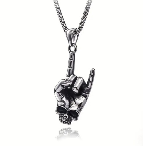 Collana uomo gotico punk - collana,