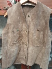 GILET PANCIOTTO IN PELLE DONNA  TAGLIA 42