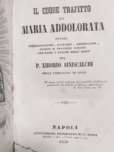 Cuore trafitto maria - di,