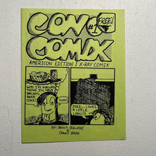 Con Comix #1 Underground/mini comix Danny Bolleri 1989 X-Ray Comix