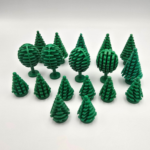Lego x18 alberi piante - lego, arbusti