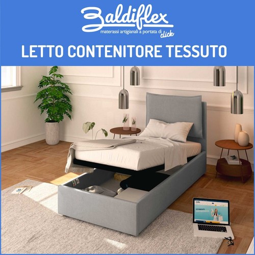 Letto singolo contenitore - letto, in