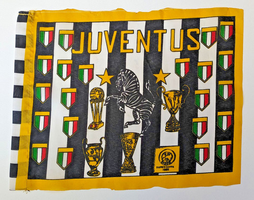 Mini bandiera juventus - mini,