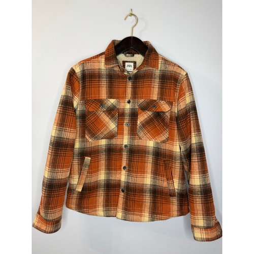 Zara pile plaid sopracamicia - zara,