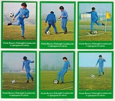 Paolo Rossi lotto 6 adesivi 1979 calcio calcio calcio