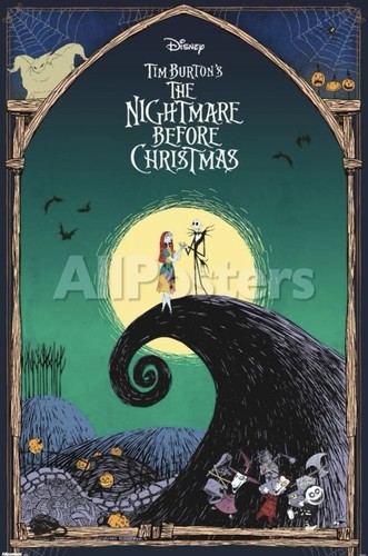 Poster tim burton nightmare - poster,